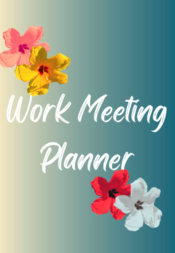 Work Meeting Planner: Hibiscus II